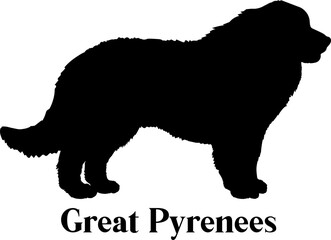  Great Pyrenees Dog silhouette dog breeds logo dog monogram logo dog face vector
SVG PNG EPS - obrazy, fototapety, plakaty