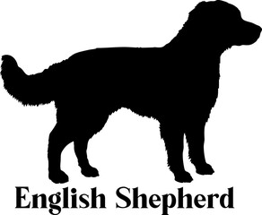 English Shepherd Dog silhouette dog breeds logo dog monogram logo dog face vector
SVG PNG EPS