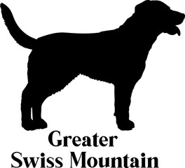 Greater Swiss Mountain Dog silhouette dog breeds logo dog monogram logo dog face vector
SVG PNG EPS