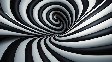 Hypnotic black and white background