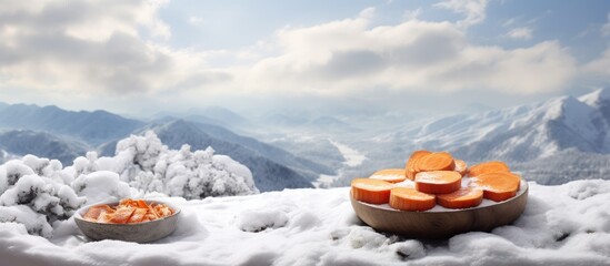 In Japan the natural beauty of the snow covered landscape blends perfectly with the delicious taste of sweet potato making it a cold and sweet delicacy found in the lap of nature