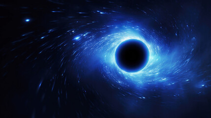 Black hole in space.