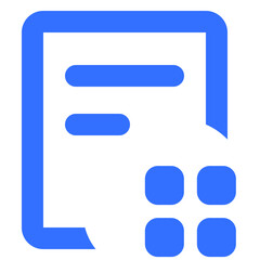 illustration of a icon document apps