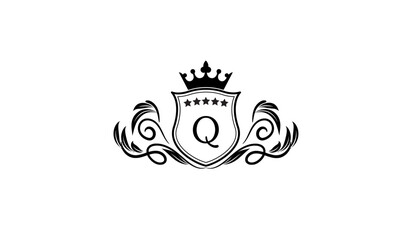 Luxury Royal Card Logo Q