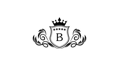 Luxury Royal Card Logo B - obrazy, fototapety, plakaty