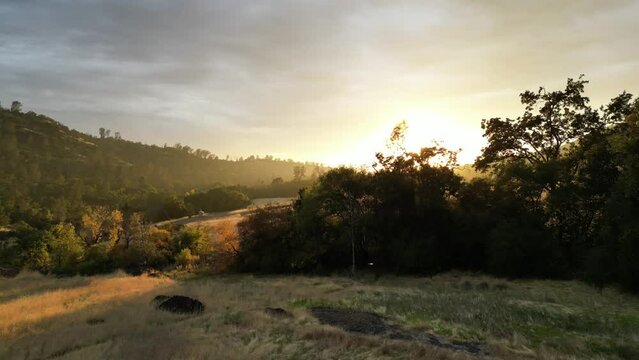 Smokey Sunset Bidwell Park Canyon