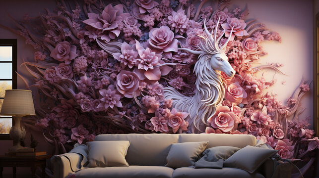 unicorn photo wallpaper