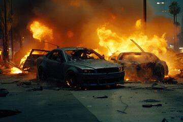 car explosions