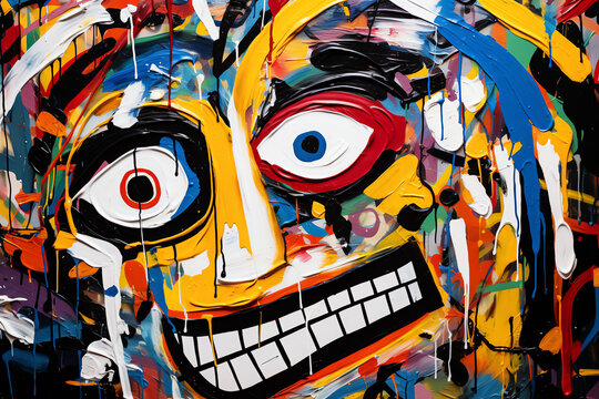 Gesicht - Abstrakt - Pop Art