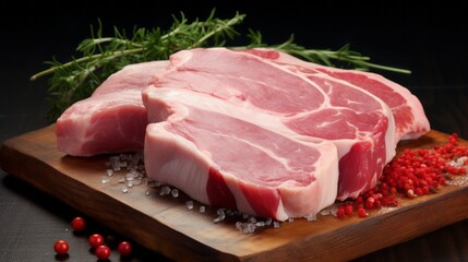 raw pork