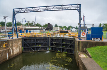 Lock Island on the Upstate Canal in New York