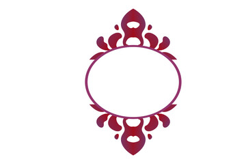 Liquid Ornament Border With Transparent Background