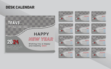 Celender Design Templet 2024, 