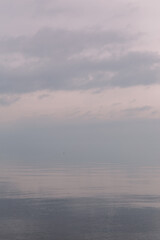 Obraz na płótnie Canvas Beautiful landscape sea and sky merging on the horizon