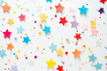 color star on background