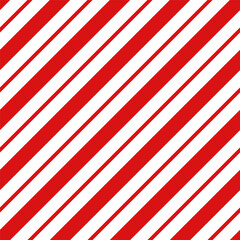 Seamless pattern with red candy cane stripes. Christmas pattern print