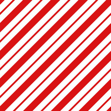 Seamless pattern with red candy cane stripes. Christmas pattern print