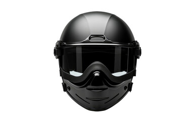 Law Enforcement Helmet on Transparent PNG