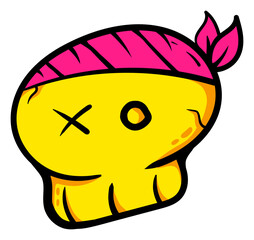 illustration of a skull