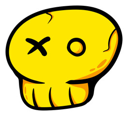 illustration of a skull