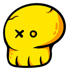 illustration of a skull