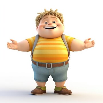 fat boy cartoon character