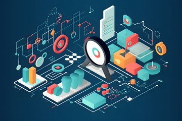 social network concept. 