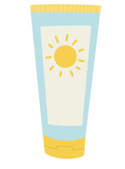 Sunscreen illustration