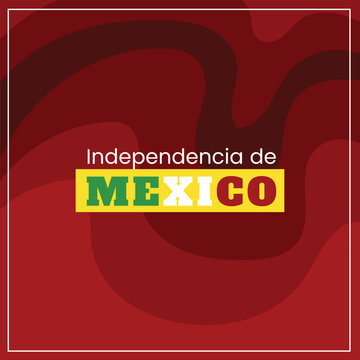 vector flat design mexico independence day concept template