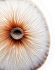 microscopic art photography of a plant, biotech, neural connections, science, macro, research, biology, plant, detail,  on white background, closeup, network, abstract, art