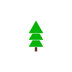 christmas tree vector icon