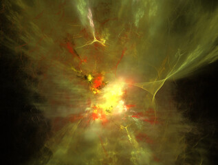 Imaginatory fractal abstract background Image