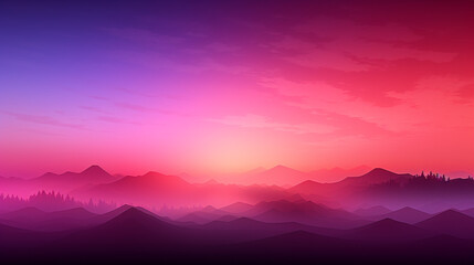 Fototapeta na wymiar sunrise in mountains HD 8K wallpaper Stock Photographic Image 