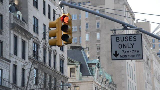 Traffic light new york city