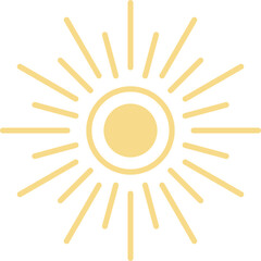 Golden firework element