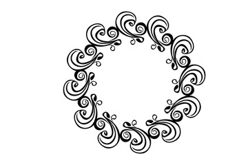 Sun Ornament Border With Transparent Background