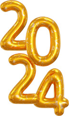 golden number 2024 new year
