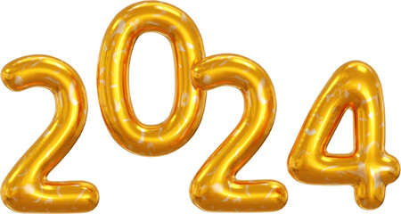 golden number 2024 new year