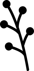 Hand drawn flower element vector