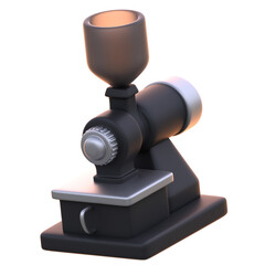 3d icon Electric Coffee Grinder, 3d illustration, 3d element, 3d rendering.