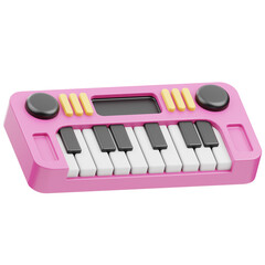 Fototapeta premium Piano 3D Illustration