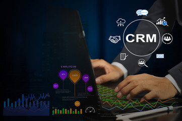 collecting customer data, following up the sales process, and sales team management with CRM...