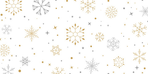 Winter background decorated with beautiful snow vector illustration.
