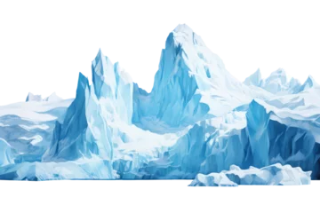 Poster glacier isolated on transparent background © Olha Vietrova