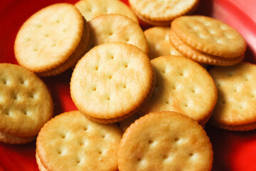 Biscuits on a plate