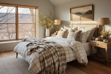 Guest Bedroom in Traditional English Style