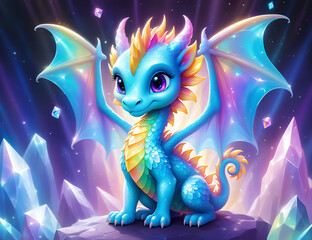 cute fantasy dragon baby