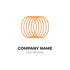 modern abstract company logo design template
