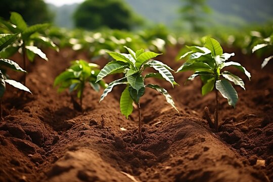 Coffee remnants benefit trees when used as fertilizer. Generative AI