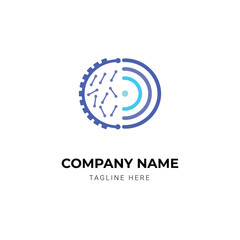 creative travel agency logo design template